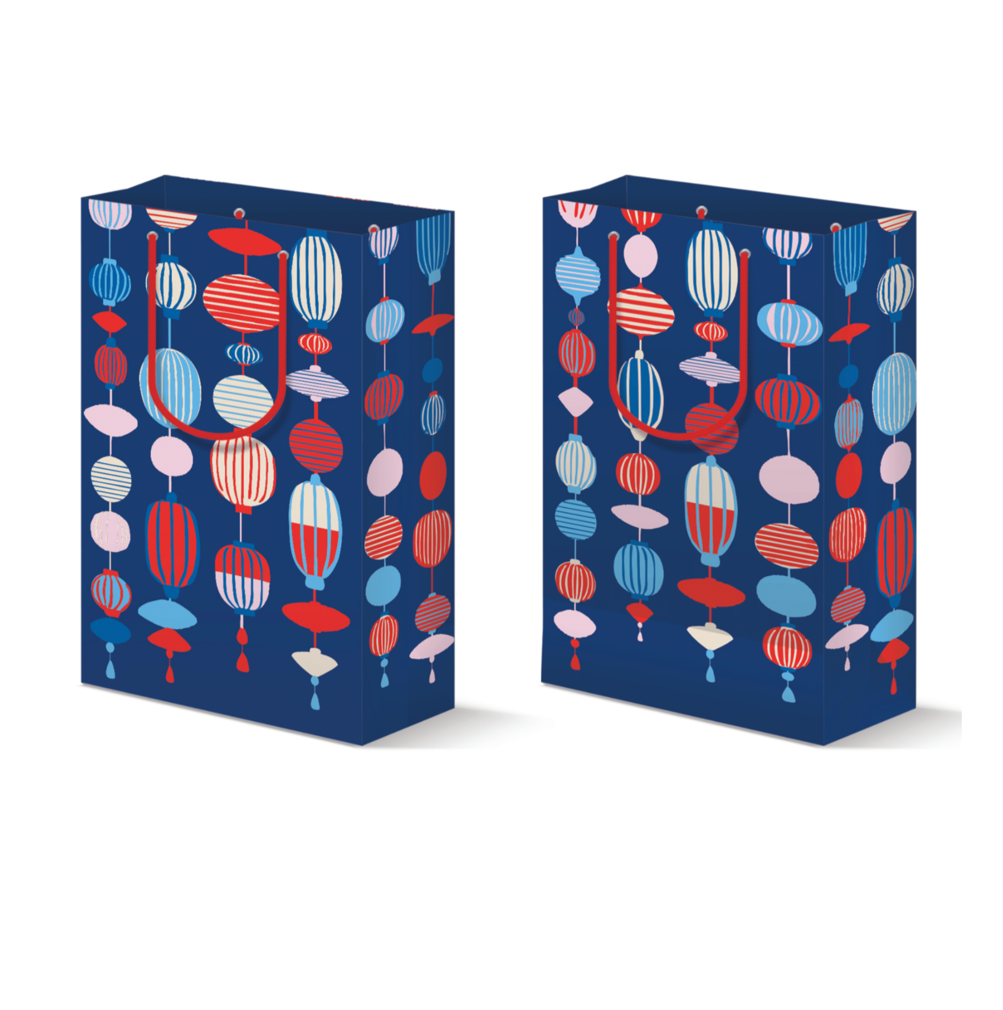 All Very Goods - Holiday Gift Bag - Lanterns