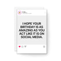 Kaleidadope - Social Media Birthday Card
