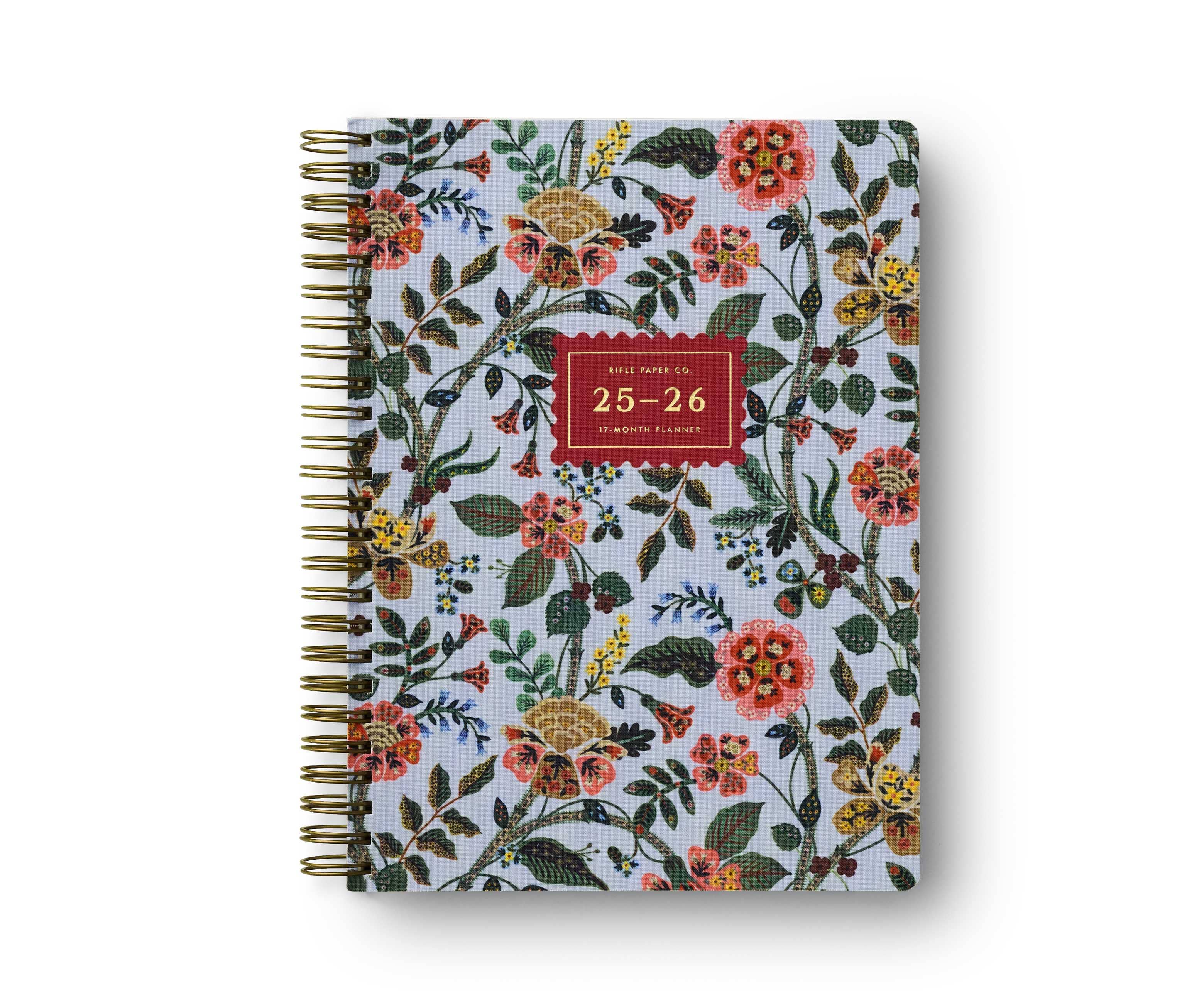 Rifle Paper Co. - 2026 Gracie 17-Month Academic Softcover Spiral Planner