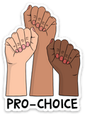 THE FOUND - Pro-Choice Hands Die Cut Sticker