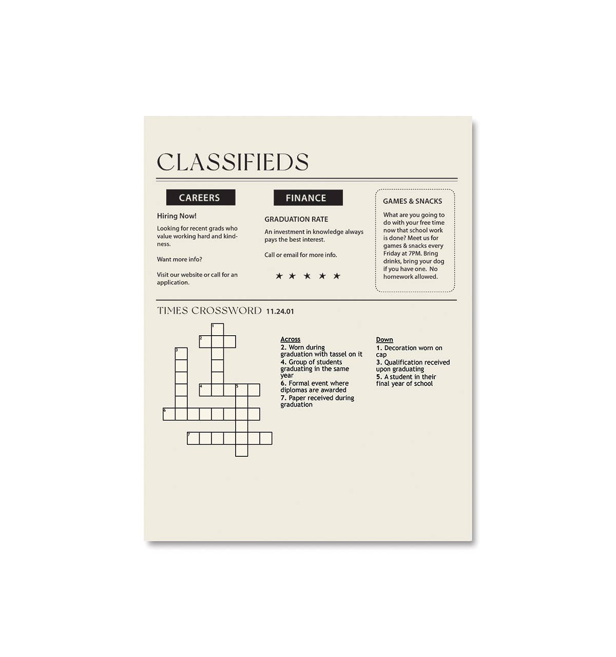 Ginger P. Designs - Graduation Times Greeting Card