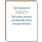 Modern Wit - Congratulations Card, You're Going To Be Parents