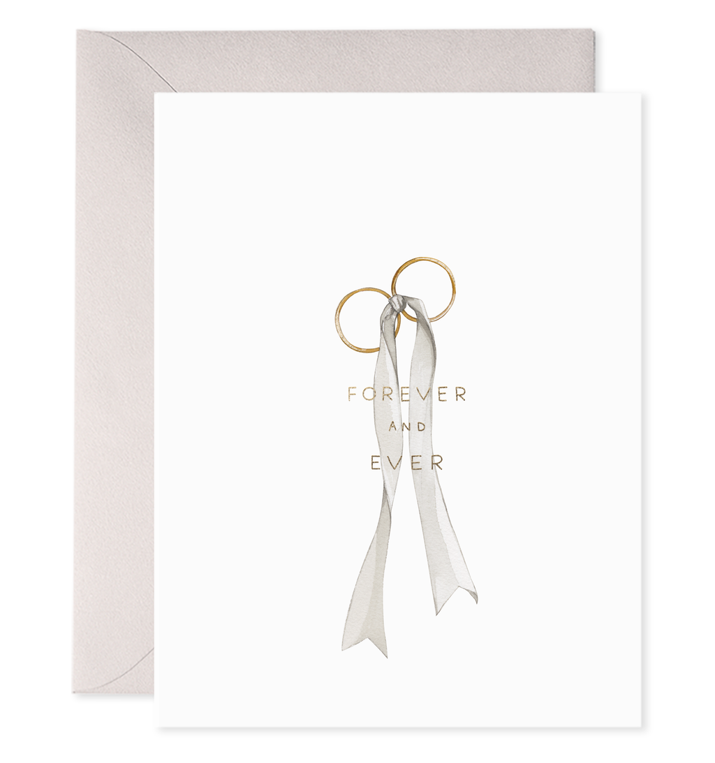 E. Frances Paper - Wedding Rings Greeting Card