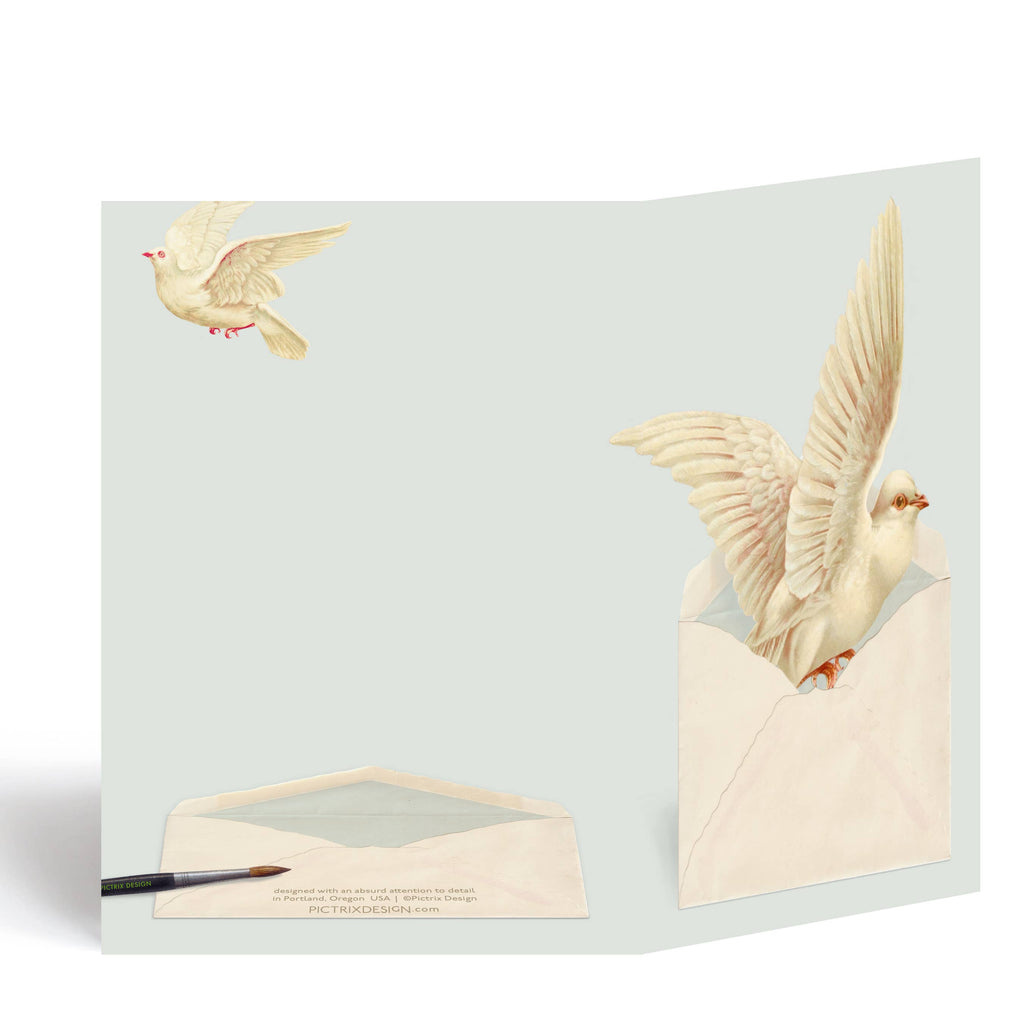 Pictrix Design - "Dove" A6 greeting card