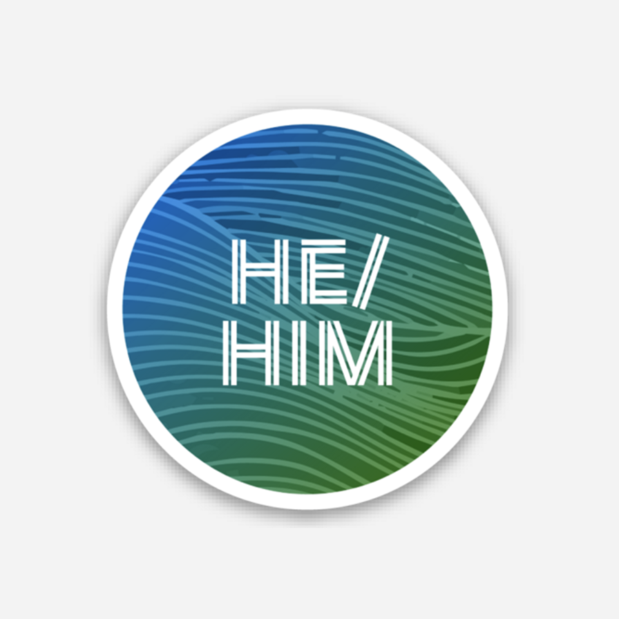 Discovery Stickers - He/Him Sticker