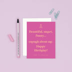 Paloma Paper Co. - Enough about Me | Funny Birthday Card