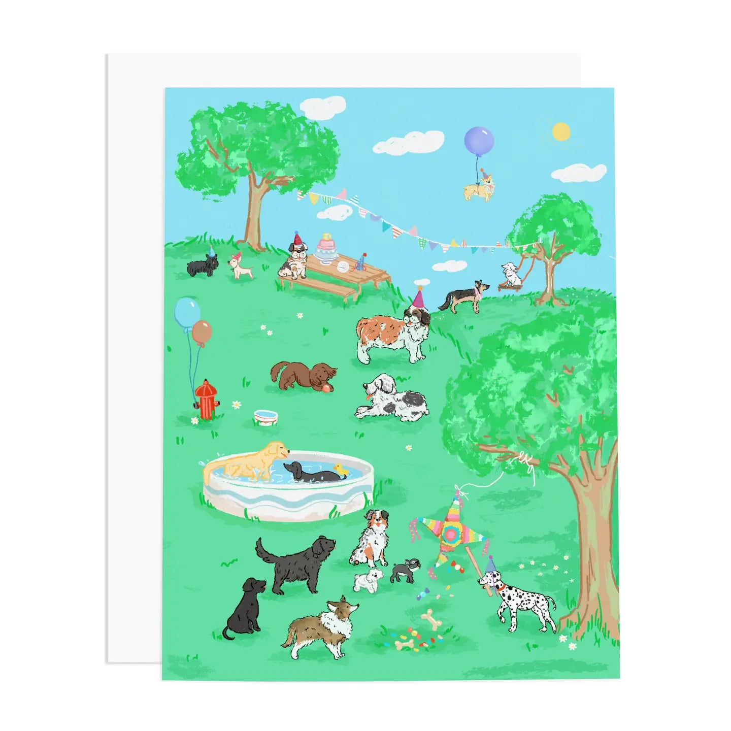 Ramus & Co - Dog Party Greeting Card