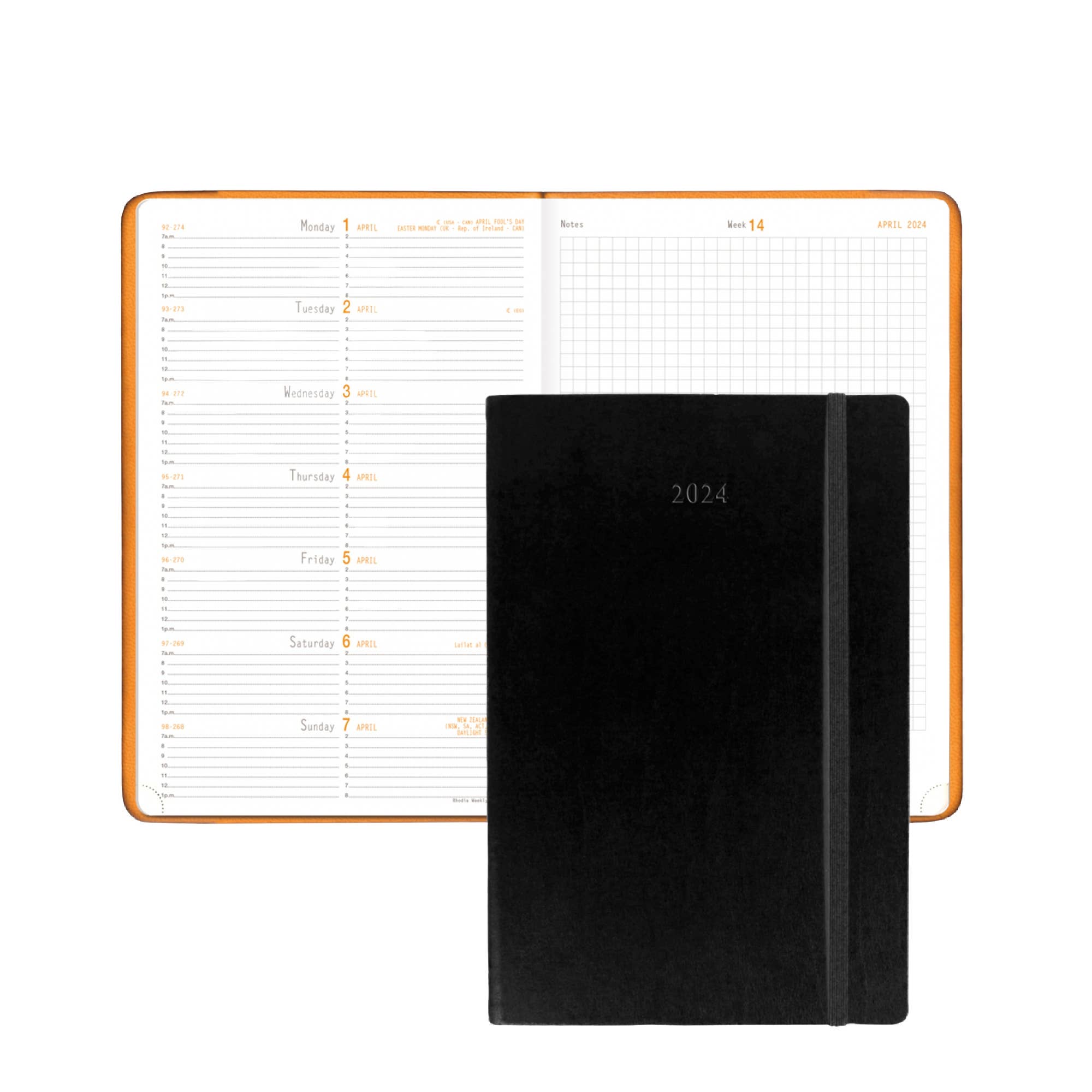 Rhodia Planner for 2026: Black