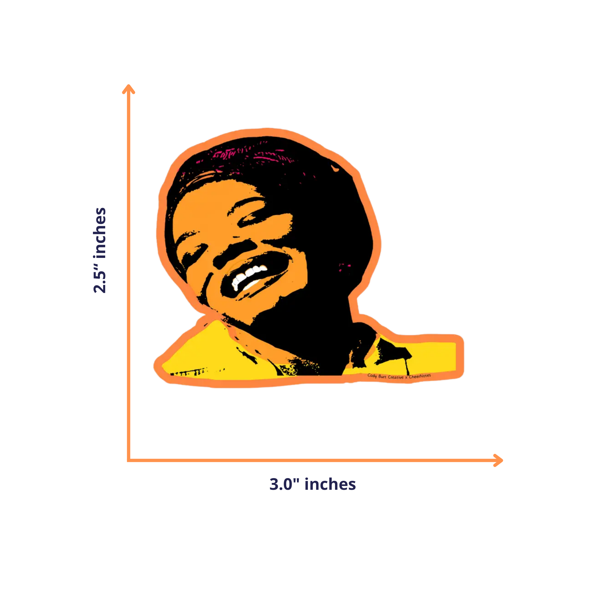 CheerNotes - Maya Angelou Poetry Sticker