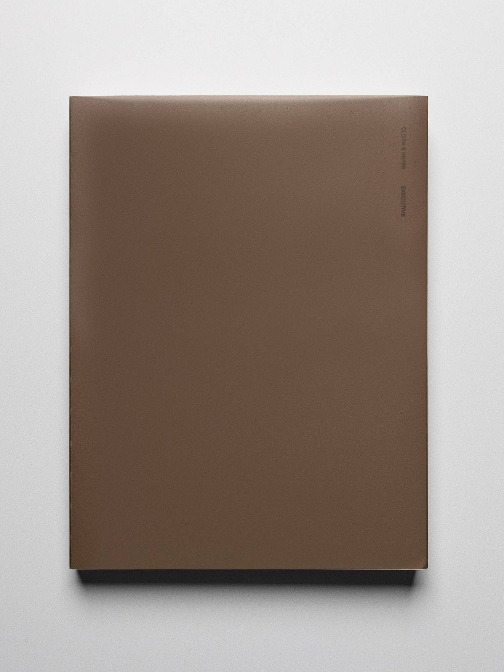 Cloth & Paper - Perfect Bound Notebook | HP Classic: Executive | Cafe Noir