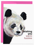 J6R6 - Panda Bear Warm Fuzzies Card