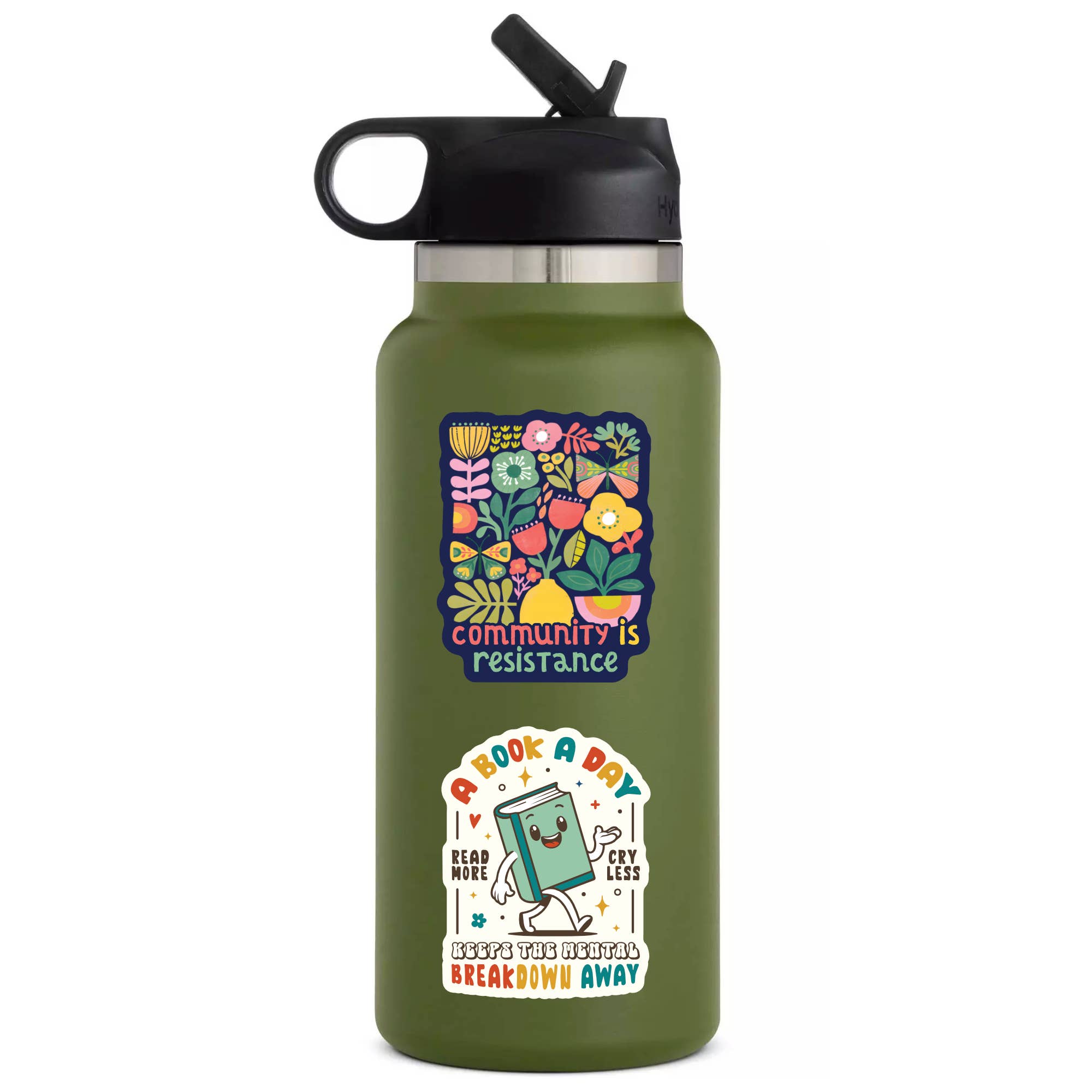 Juju and Moxie - Community Strength Hope Together Sticker