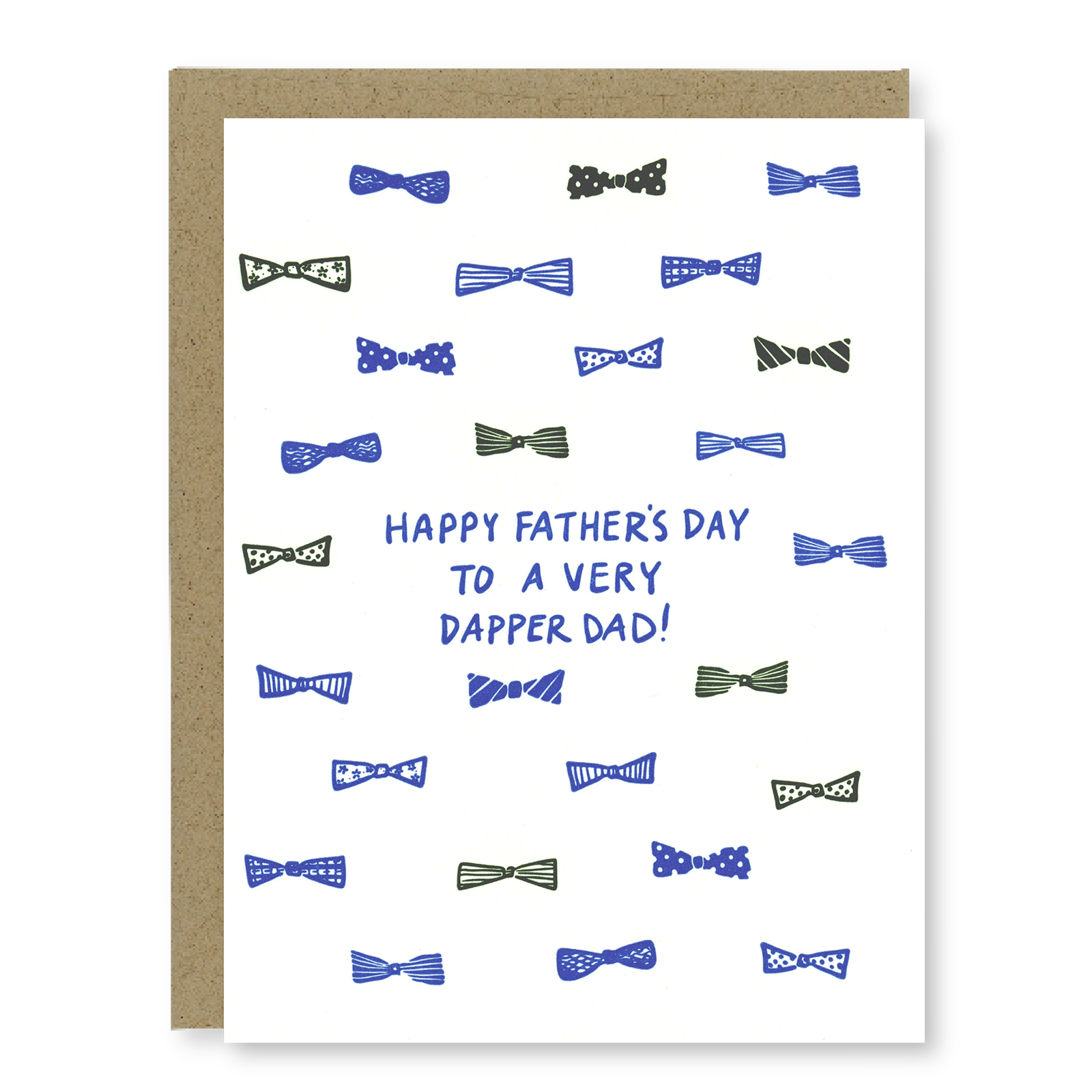 Kindred Letterpress - Father's Day Bowties | Father's Day Card