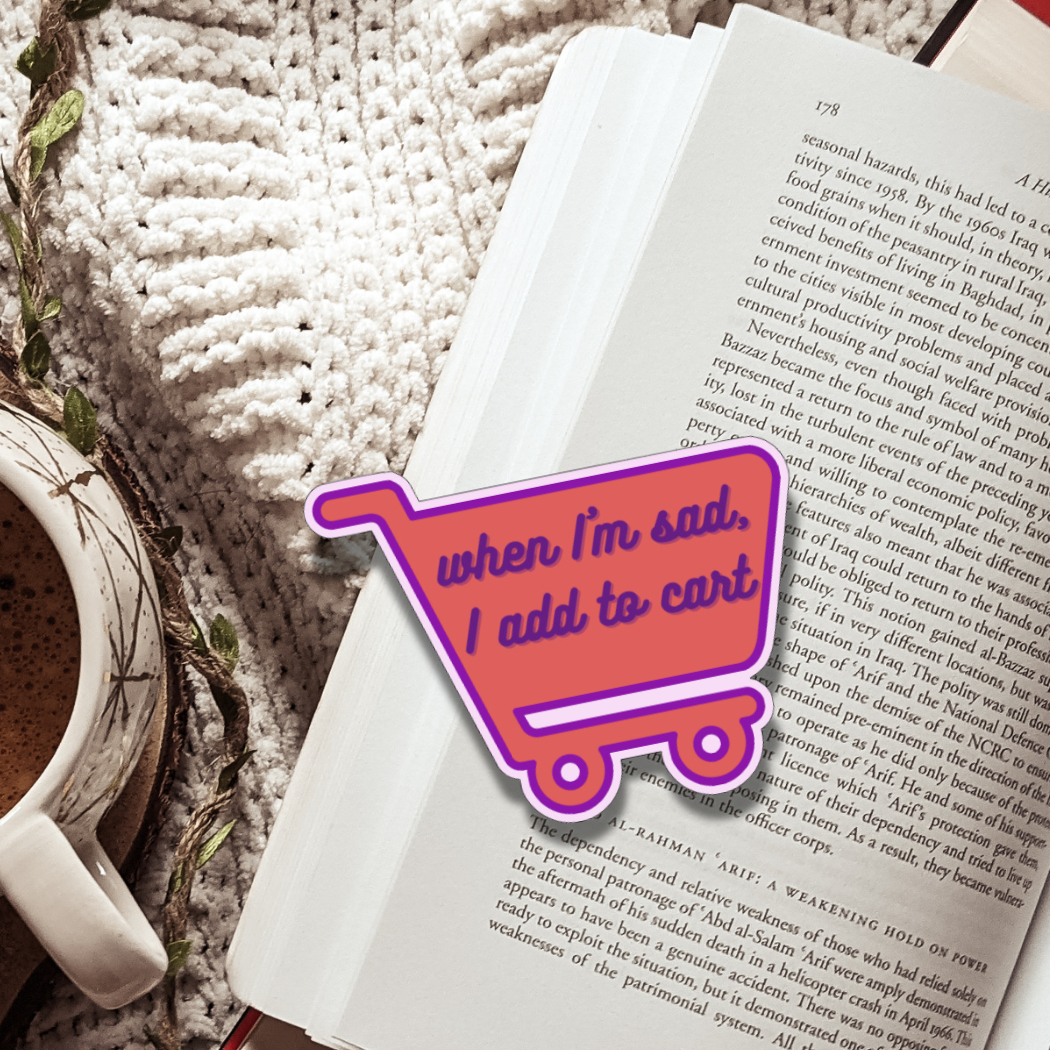 Pretty Pages - Add to Cart , Sticker