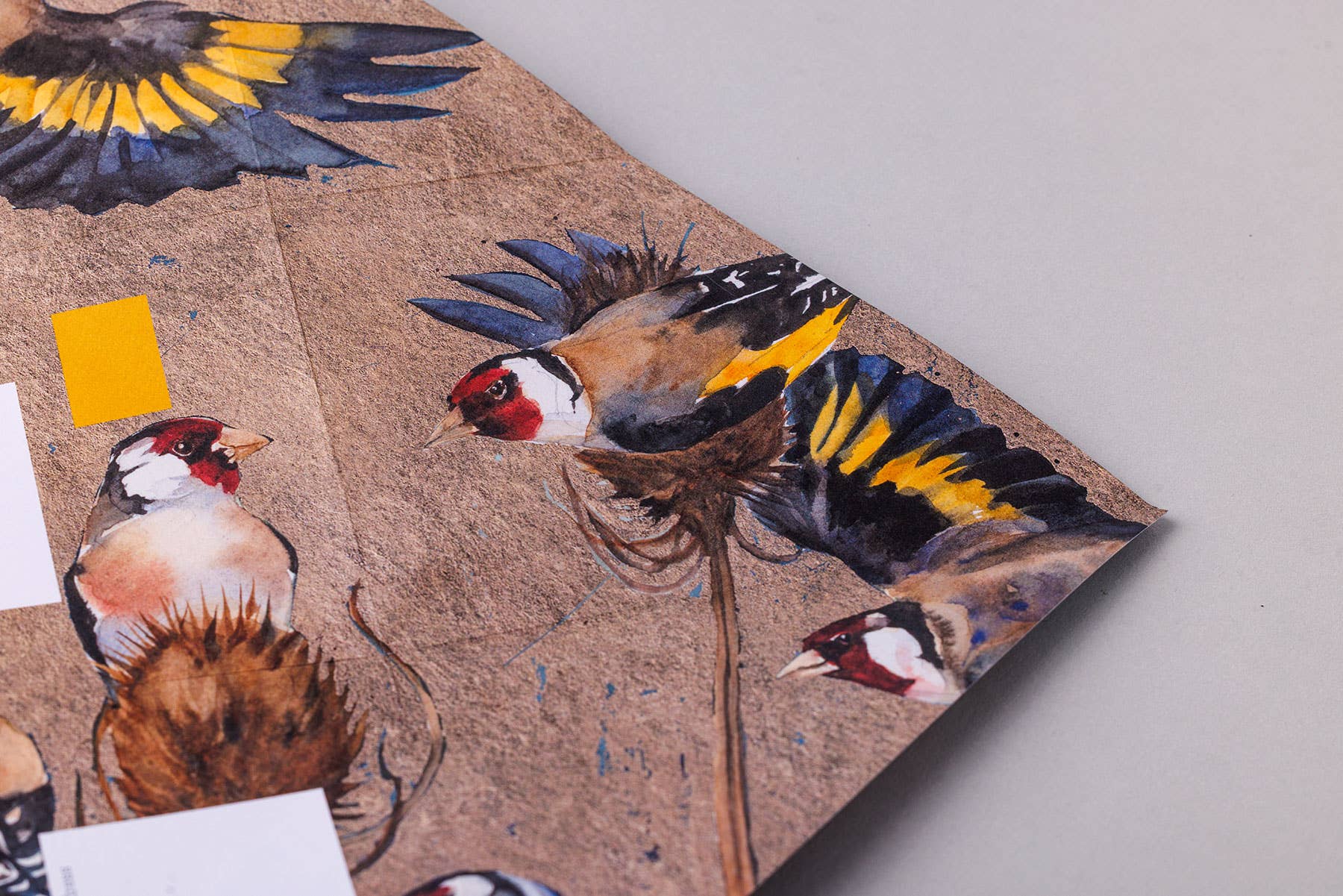 pigeonposted - Golden Flight Pigeon, Folding Letter Set – pack of 6