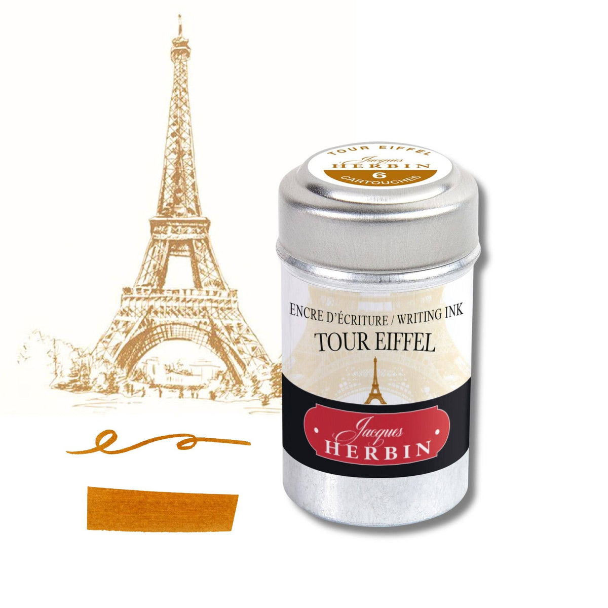 Jacques Herbin "Paris Collection" Ink Cartridges: Les Toits de Paris  (The Roofs of Paris)