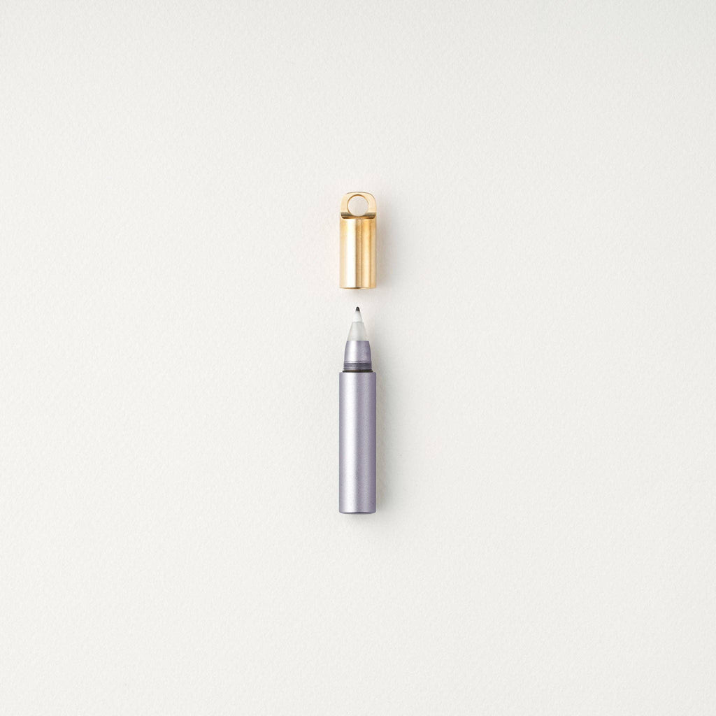 Tom's Studio - The Field Mouse – refillable travel pen: Brass