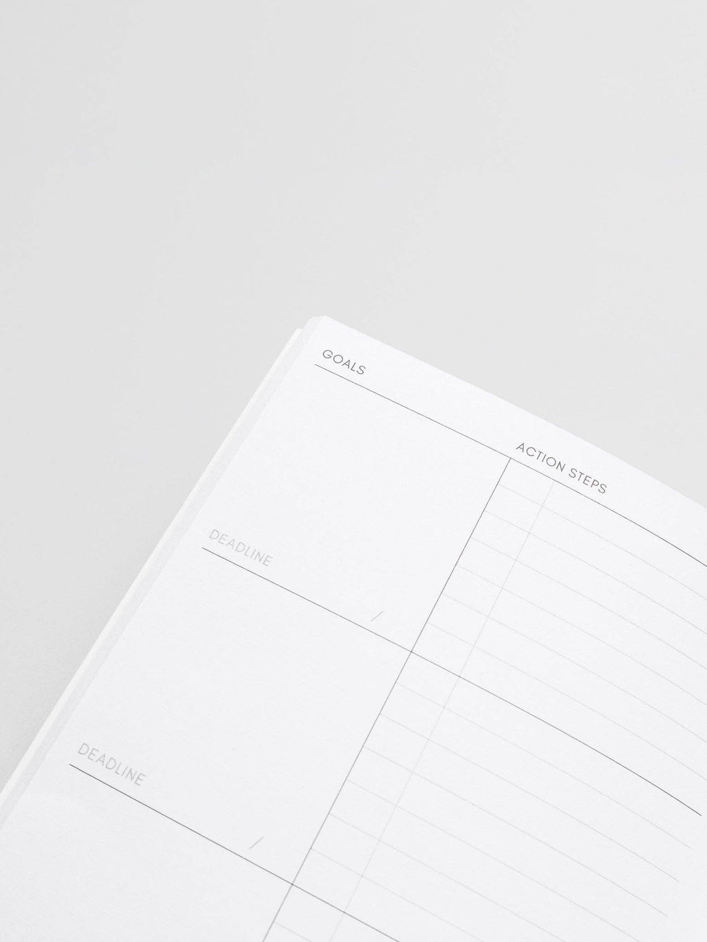 Cloth & Paper - Travel Notebook | A5 Slim: Goal Tracking | Ibiza