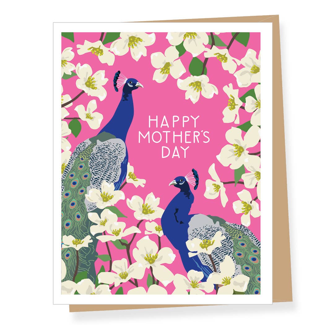 Apartment 2 Cards - Peacock Mom Mother's Day Card
