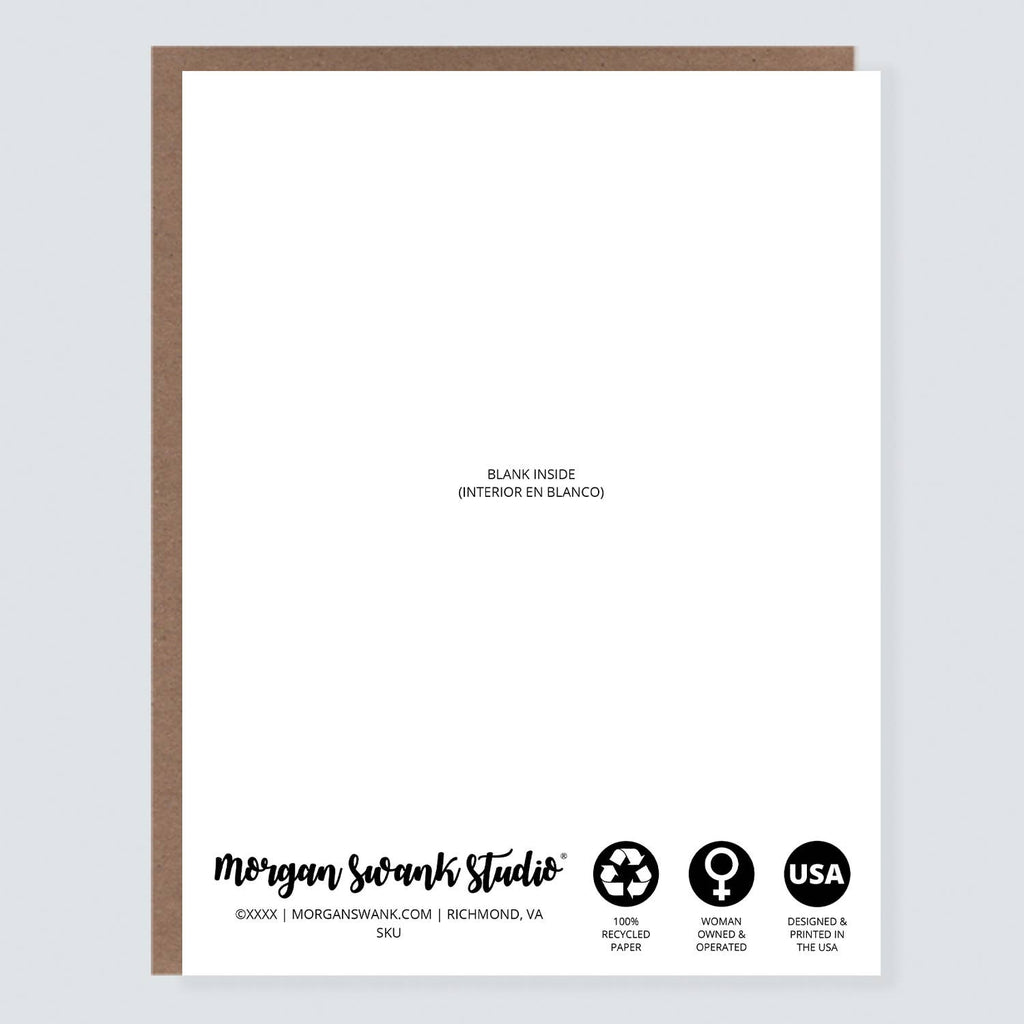 Morgan Swank Studio - Hecho En El Cielo Wedding | Spanish Love Card