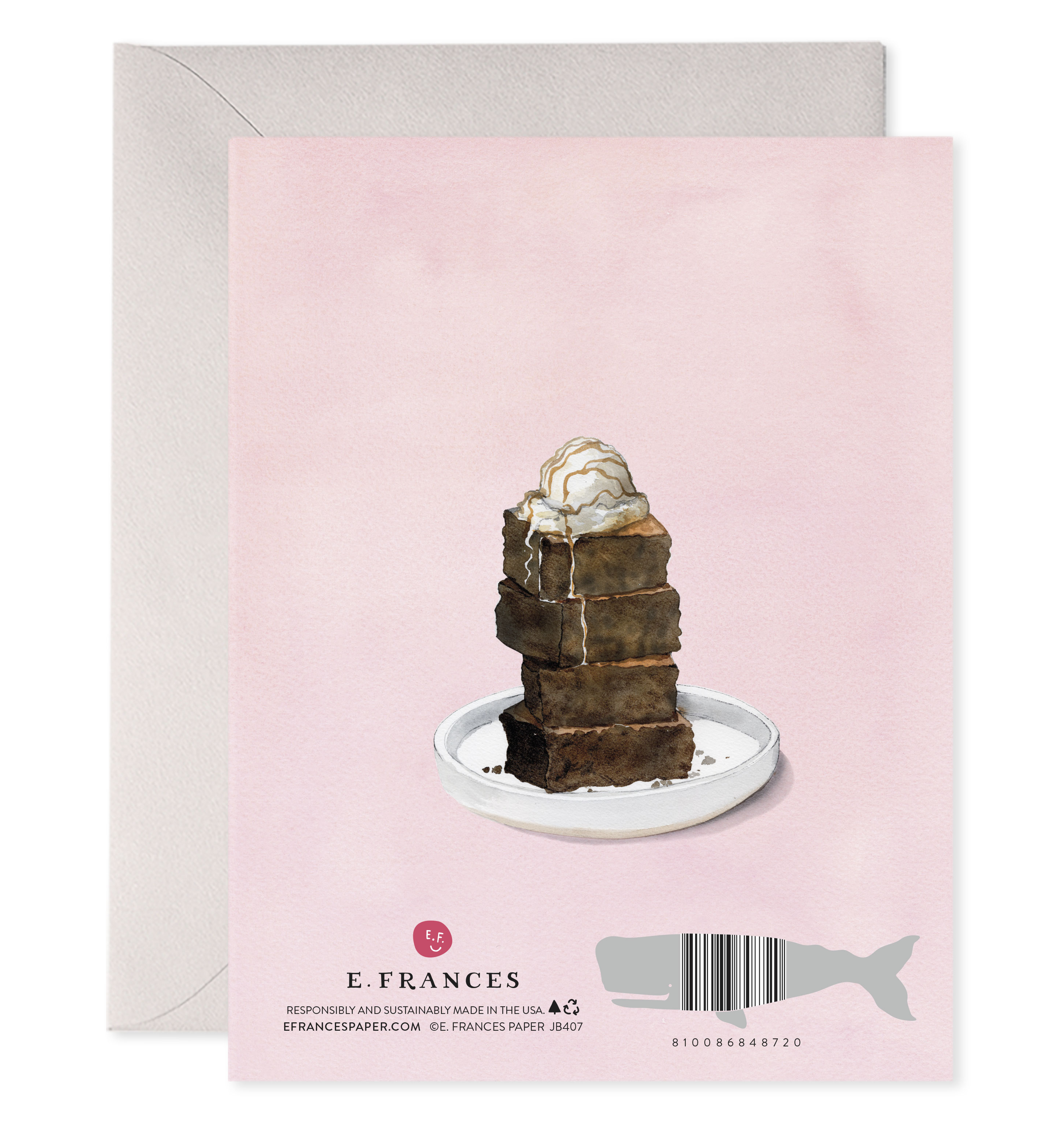 E. Frances Paper - Rose over Roses Galentine's Day Card