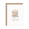 Amy Zhang - Love You S'more Food Pun Love / Anniversary Card
