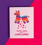 Graphic Anthology Greeting Cards - Piñata Spanish birthday card | feliz cumpleaños
