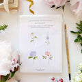 emily lex studio - Garden flowers paintable watercolor notecard set
