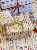 re:mused studio - Back to (Art) School Gift Wrap Sheet - Double Sided