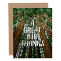 1canoe2 | One Canoe Two Paper Co. - Big Redwood Thank You Greeting Card