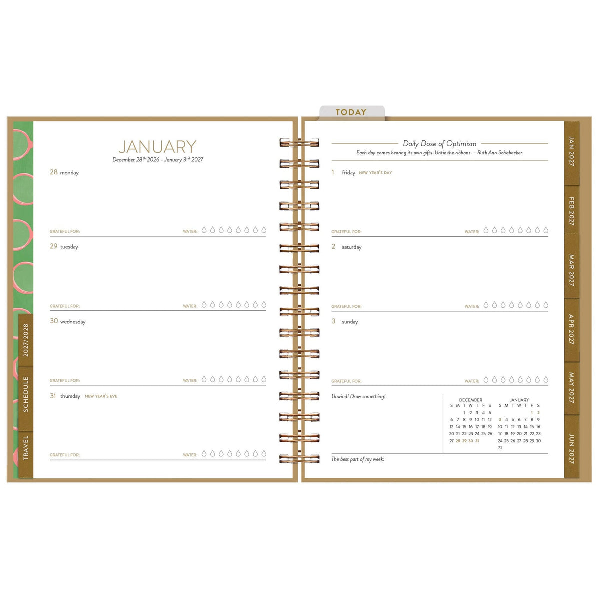 Seedlings 2027 Dachshund 12 Month Planner