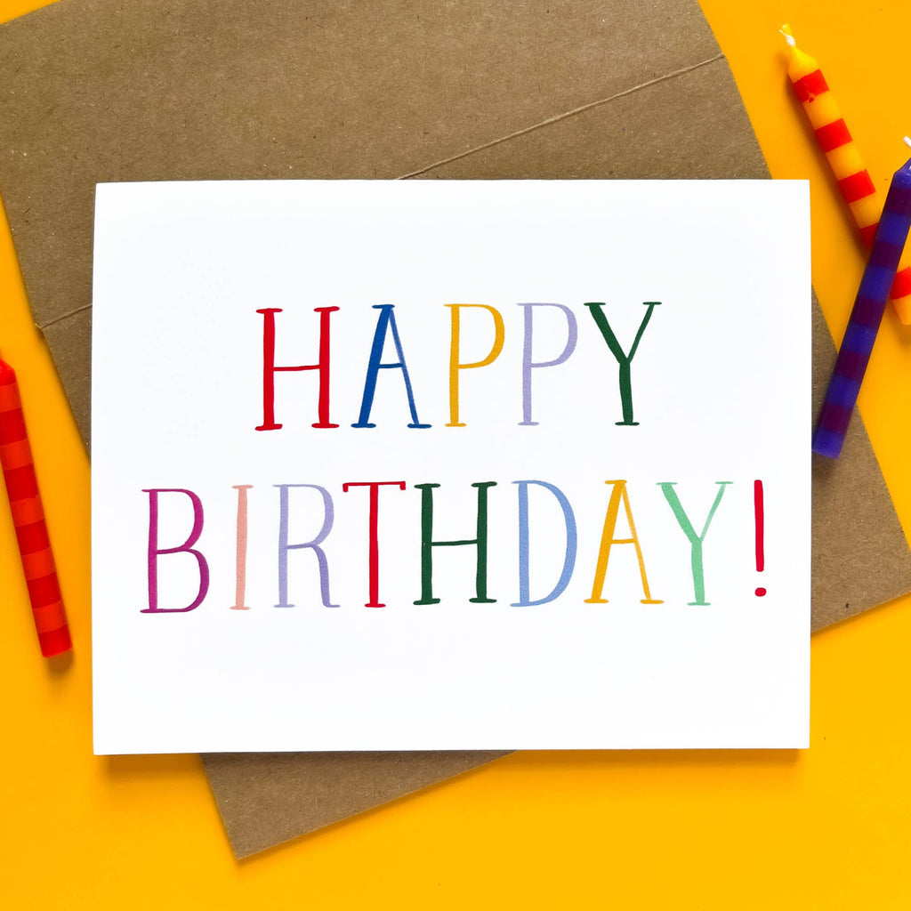 Morgan Swank Studio - Happy Birthday Multi Block Card