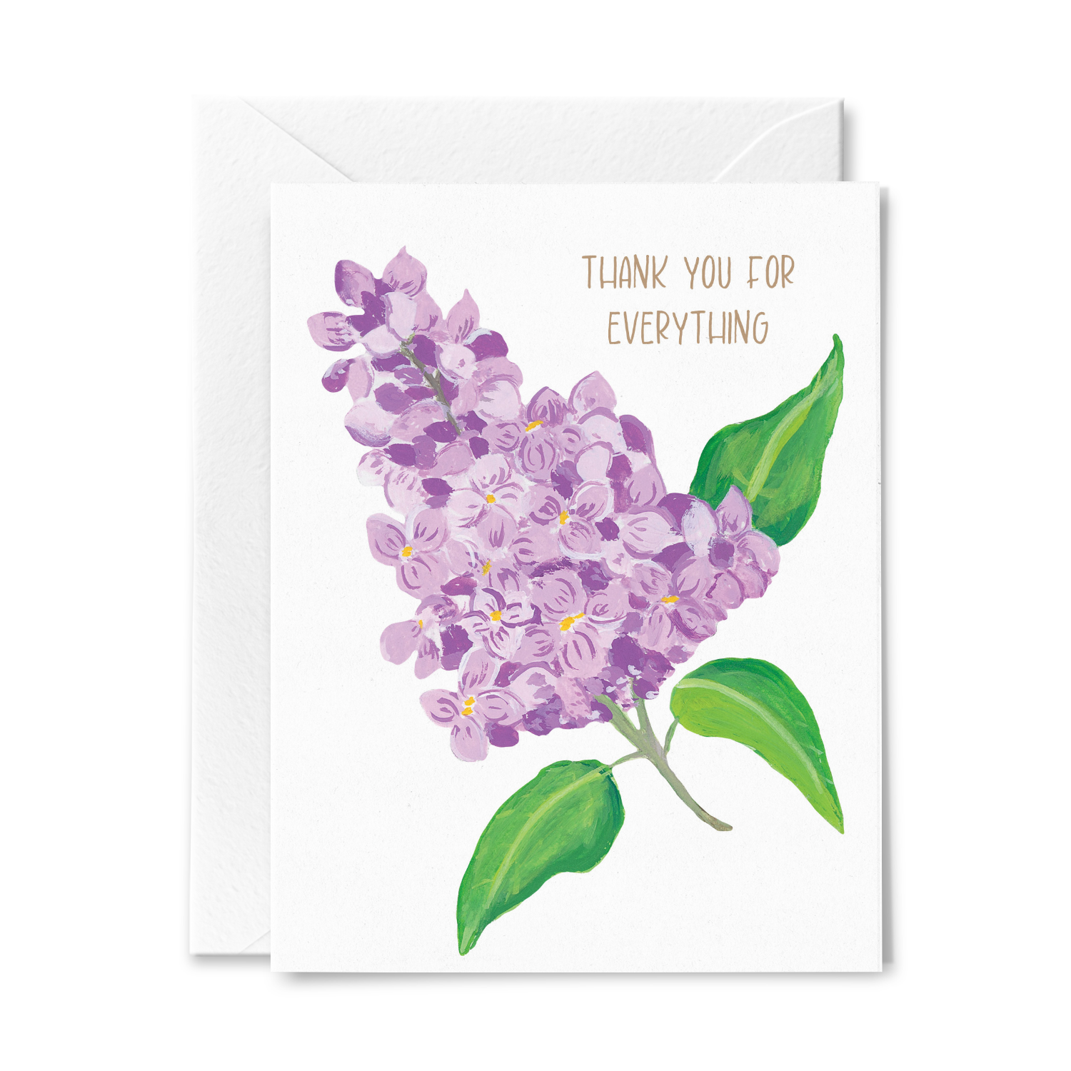 June Paper Market - Lilac Thank You For Everything Greeting Card