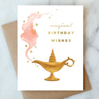 Abigail Jayne Design - Genie Lamp Birthday Greeting Card
