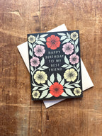 Katharine Watson - "Happy Birthday to My Best Friend," Greeting Card