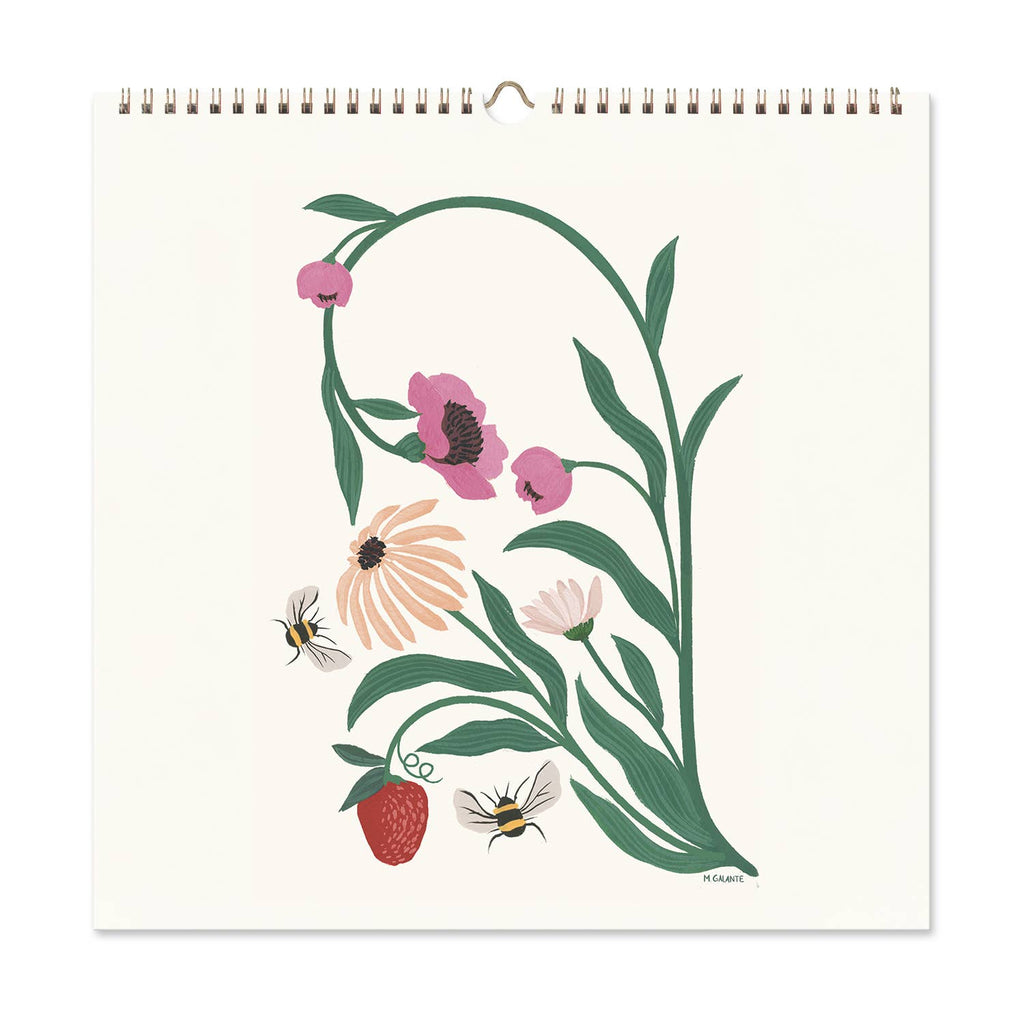 Seedlings - 2026 Seedlings Garden Party 12 Month Classic Grid Calendar