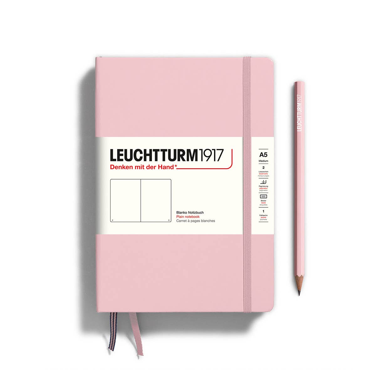 LEUCHTTURM1917 - Notebooks - Medium (A5): Lemon / Hardcover / Squared