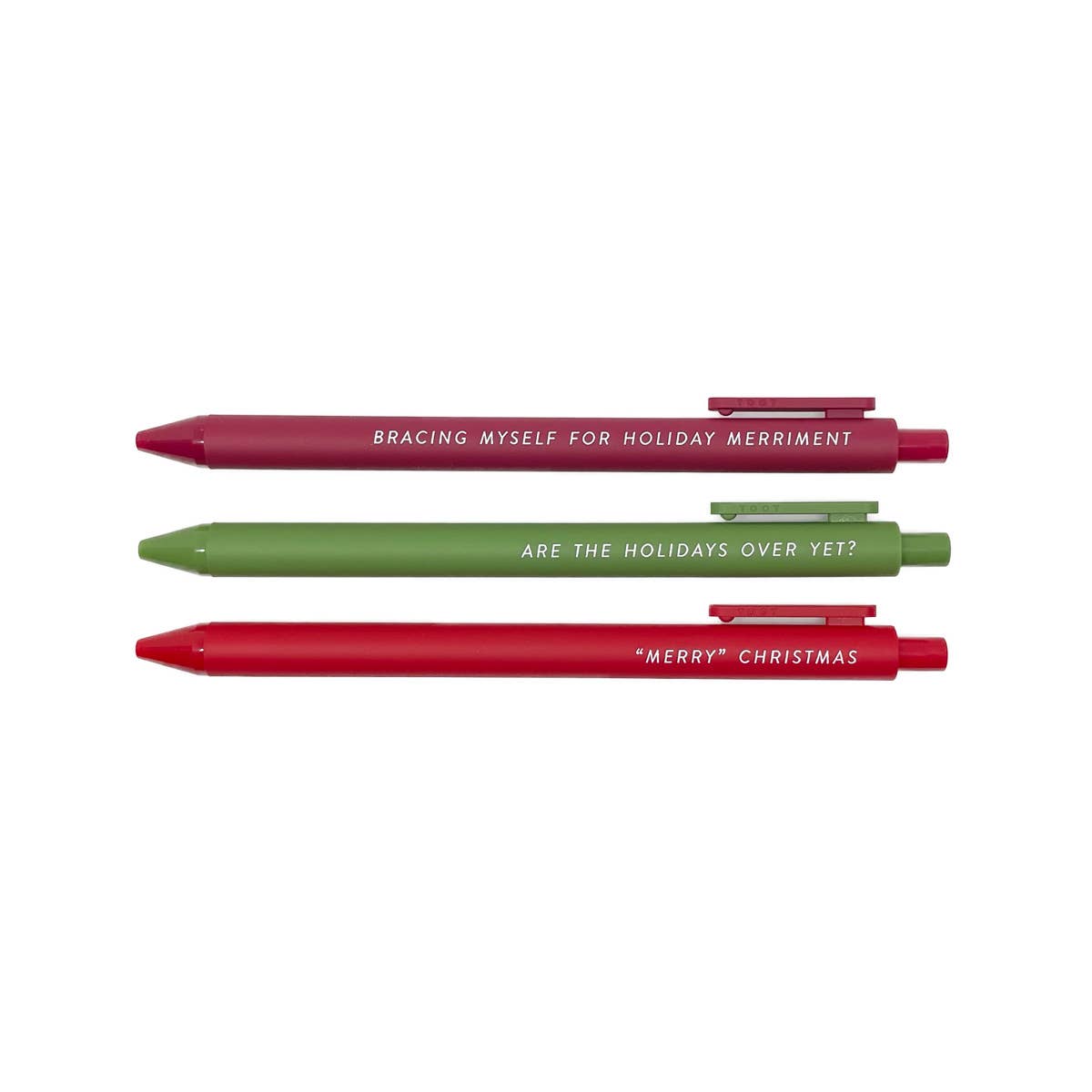 Tiny Hooray - Holiday-Weary Pen Set