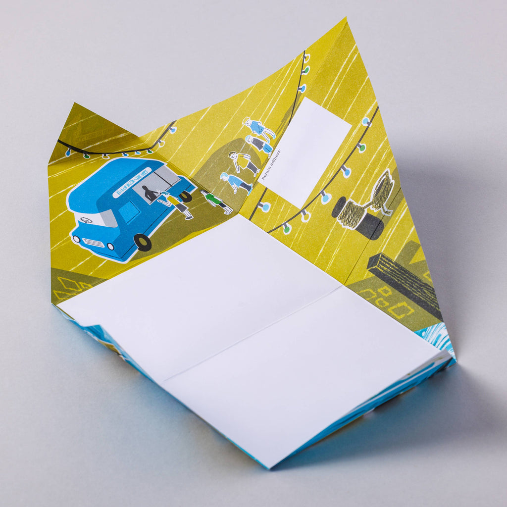 pigeonposted - Safe Harbour Pigeon, Folding Letter Pack – Pack of 6 Letters