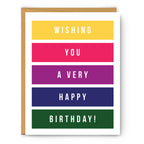 Footnotes - Wishing You A Very Happy Birthday - Birthday Card