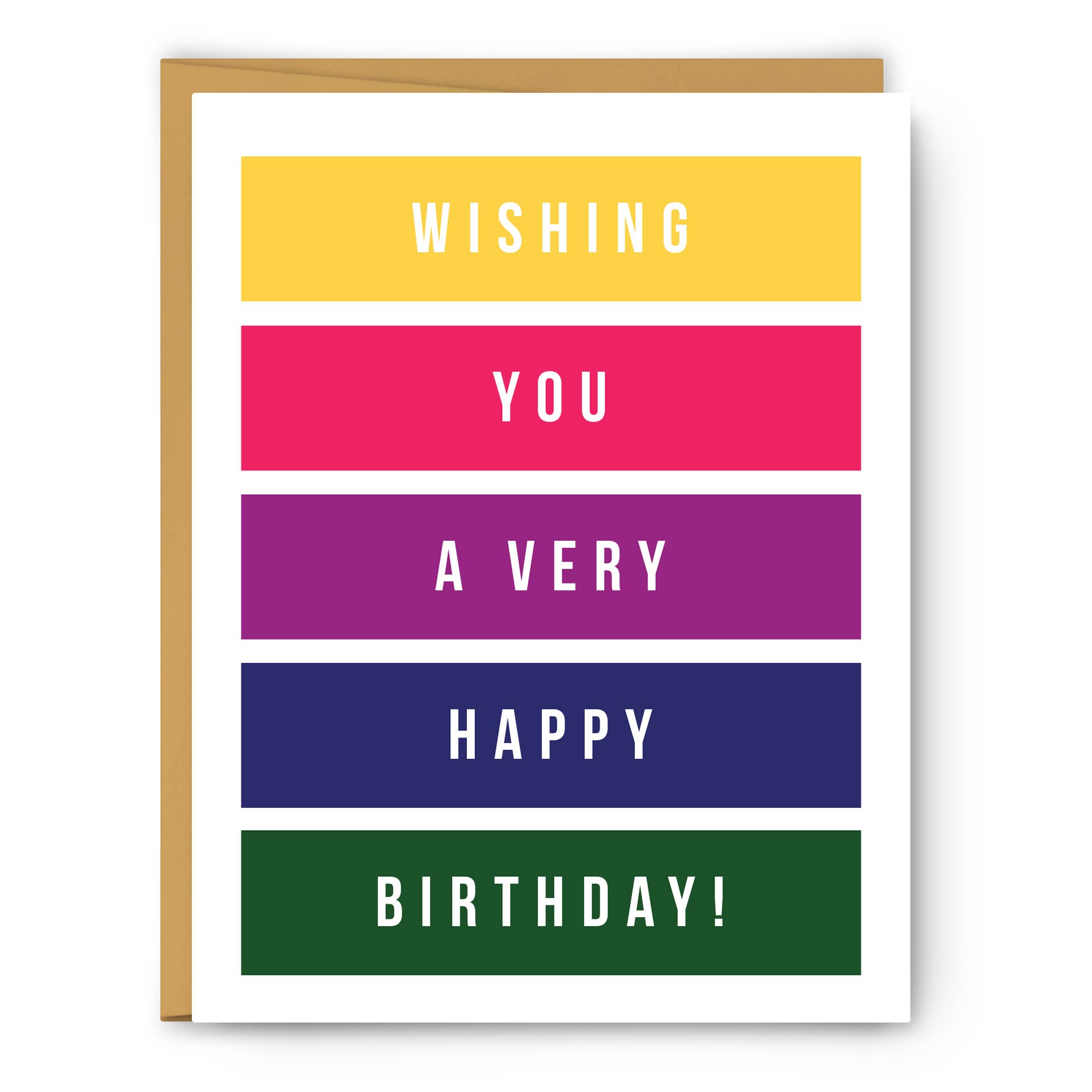 Footnotes - Wishing You A Very Happy Birthday - Birthday Card