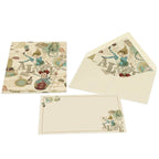San Lorenzo Design - Portfolio Cards Large Size, Note Cards, Italian Stationery: Air Balloons