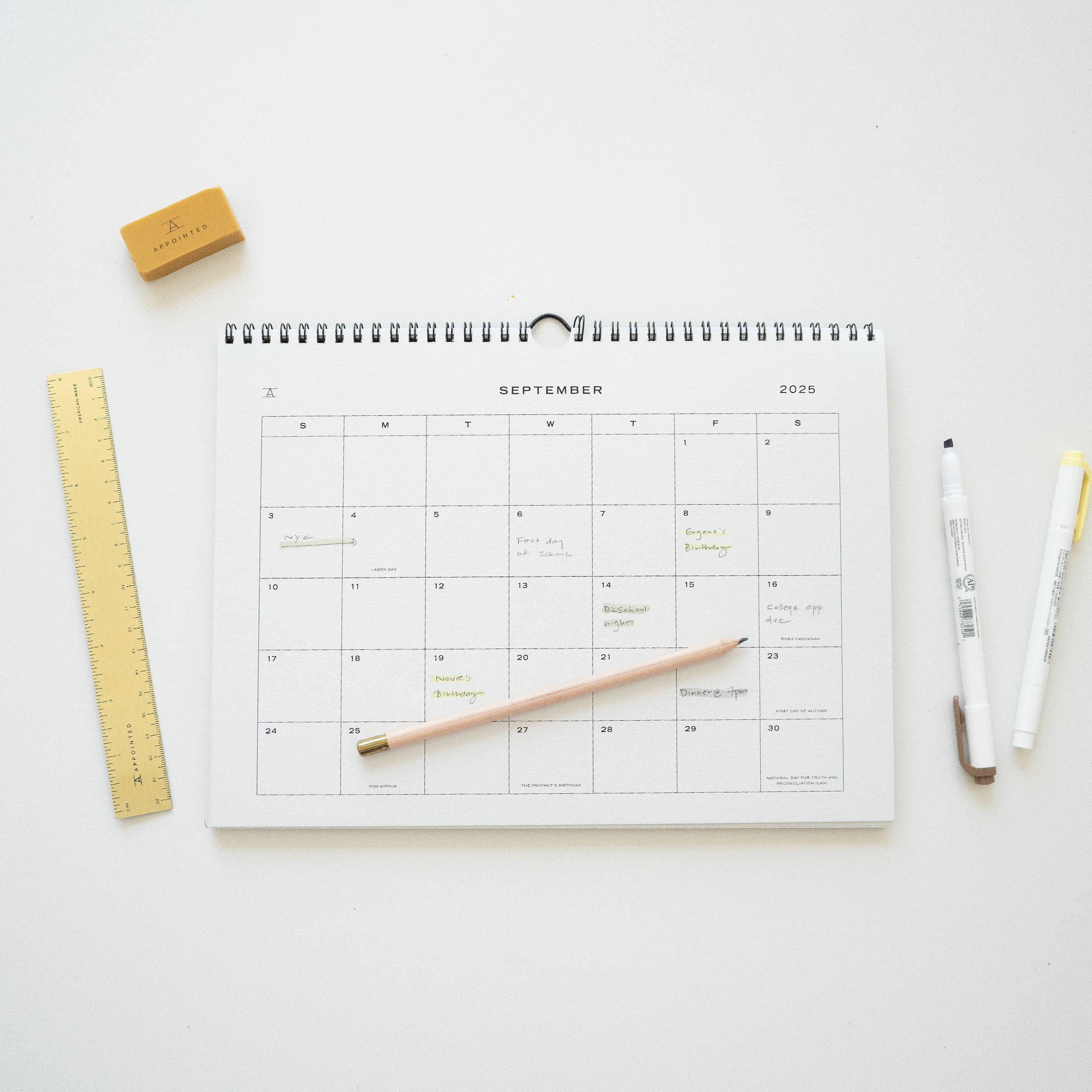 Appointed - 25-26 Studio Wall Calendar