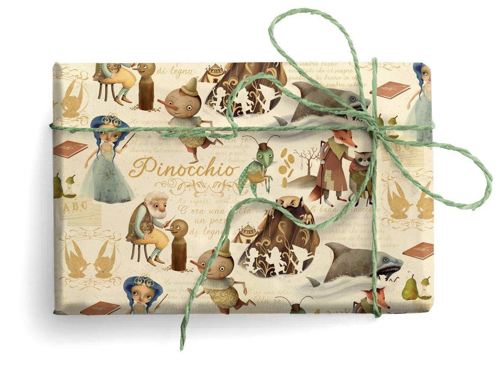 San Lorenzo Design - Florentine  Wrapping Paper, 19.7 x 27.6 in.: Penmanship