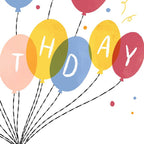 Molly Marie Pea - Bunch of Balloons Birthday Card