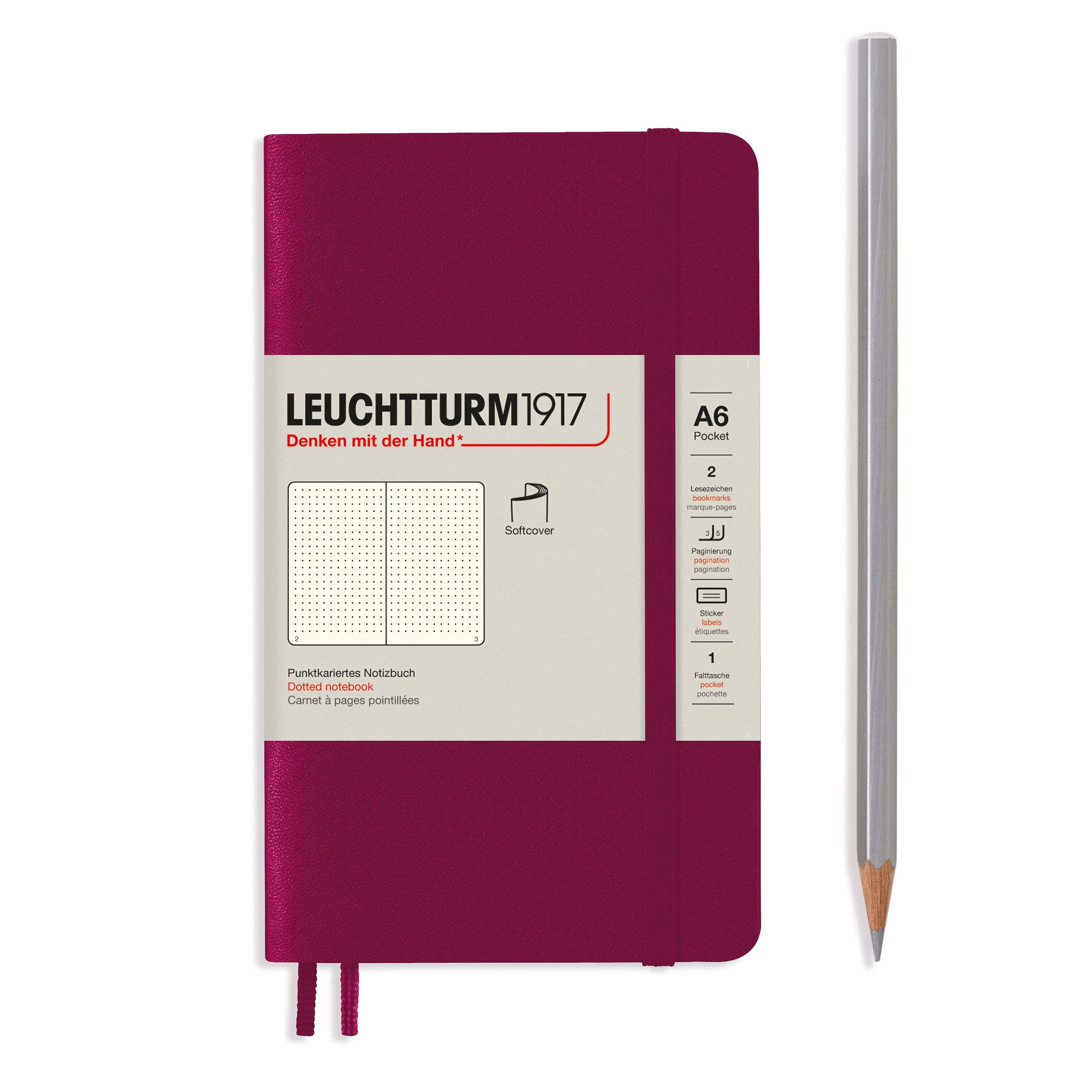LEUCHTTURM1917 - Notebooks - Pocket (A6): Sage / Hardcover / Squared