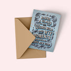Tiramisu Paperie - Snarky New Year's - Raise A Glass To All The Weird, WTF Card