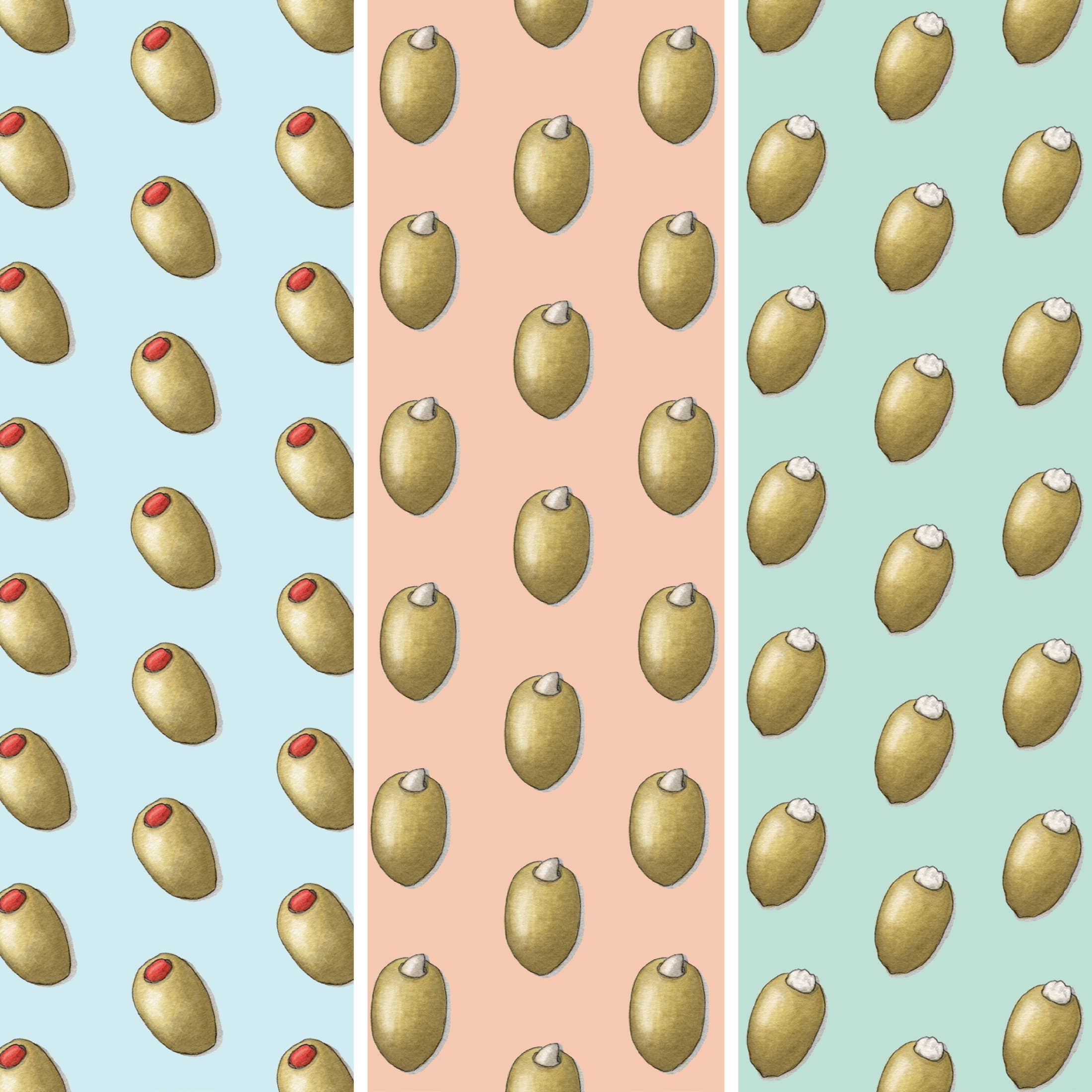 Yeesan Loh - Gift Wrap / Olives . Stuffed: Pimiento