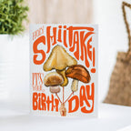 Antiquaria - Holy Shiitake Birthday Greeting Card