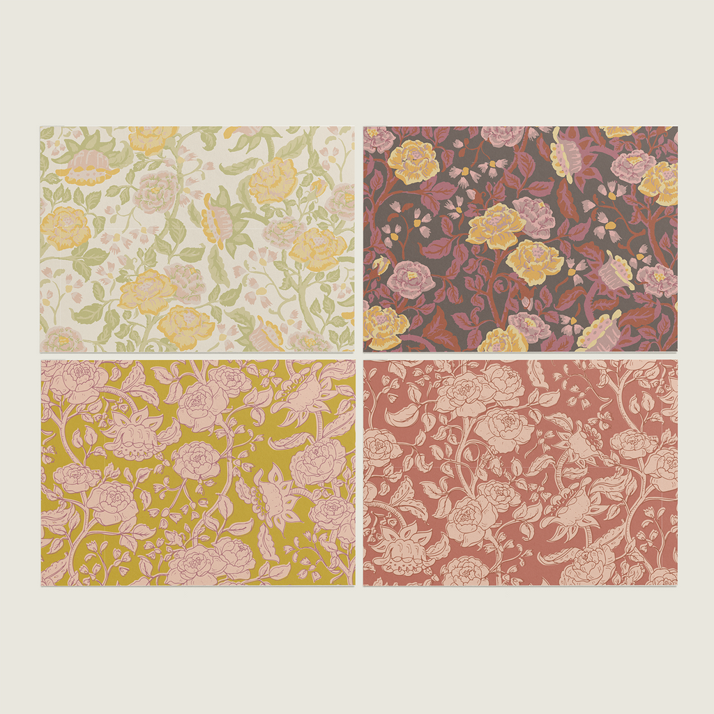 re:mused studio - The English Rose Folded Mini Card Set of 8